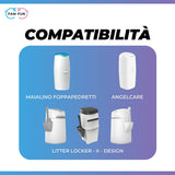 5 Ricariche Profumate Compatibili con Mangiapannolini Maialino Foppapedretti, AngelCare e Litter Locker II - SPEDIZIONE GRATUITA - Fam Fun