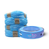 4 Sacchetti Profumati e 1 Ricarica Ricaricabile Compatibile con Mangiapannolini Maialino Foppapedretti, LitterLocker II - 1600 Pannolini (Durata Stimata 6 Mesi) - Fam Fun